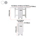 Rectangle Stone Dining Site Table Simplicity Style Drop Leaf Table for Home Clearhalo ' dining_table' 'Dining Tables & Seating' 'Dining Tables' 'furn' 'furn_dining_table' 'Furniture' 'furniture_dining_table' 'Kitchen & Dining Furniture' 'kitchen&dining_furn' 'kitchen' 'kitchen_dining_table' 4092721