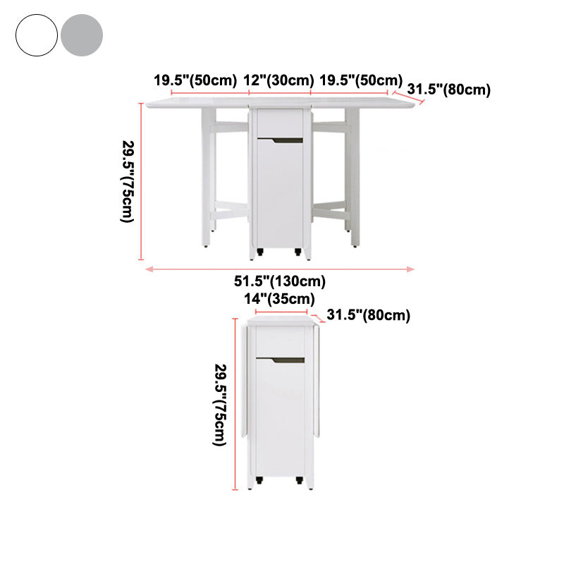 Rectangle Stone Dining Site Table Simplicity Style Drop Leaf Table for Home Clearhalo ' dining_table' 'Dining Tables & Seating' 'Dining Tables' 'furn' 'furn_dining_table' 'Furniture' 'furniture_dining_table' 'Kitchen & Dining Furniture' 'kitchen&dining_furn' 'kitchen' 'kitchen_dining_table' 4092721