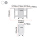 Rectangle Stone Dining Site Table Simplicity Style Drop Leaf Table for Home Clearhalo ' dining_table' 'Dining Tables & Seating' 'Dining Tables' 'furn' 'furn_dining_table' 'Furniture' 'furniture_dining_table' 'Kitchen & Dining Furniture' 'kitchen&dining_furn' 'kitchen' 'kitchen_dining_table' 4092722