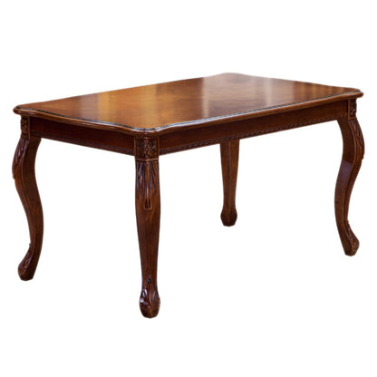 Rectangle Dining Room Collection 4-foot Home Furniture for Dining Room Brown Without Chairs Clearhalo ' dining_table' 'Dining Tables & Seating' 'Dining Tables' 'furn' 'furn_dining_table' 'Furniture' 'furniture_dining_table' 'Kitchen & Dining Furniture' 'kitchen&dining_furn' 'kitchen' 'kitchen_dining_table' 4092756