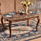 Rectangle Dining Room Collection 4-foot Home Furniture for Dining Room Dark Brown 63"L x 35.4"W x 29.5"H Without Chairs Clearhalo ' dining_table' 'Dining Tables & Seating' 'Dining Tables' 'furn' 'furn_dining_table' 'Furniture' 'furniture_dining_table' 'Kitchen & Dining Furniture' 'kitchen&dining_furn' 'kitchen' 'kitchen_dining_table' 4092760