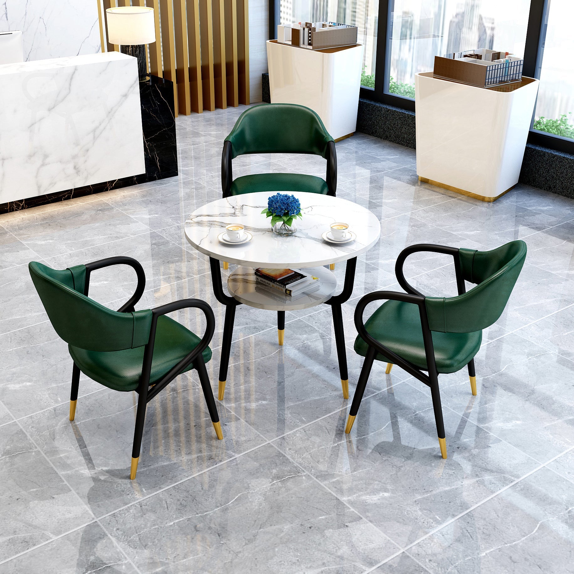 Round Dining Site Table Traditional Luxury Tripod Base Furniture for Indoor Clearhalo ' dining_table' 'Dining Tables & Seating' 'Dining Tables' 'furn' 'furn_dining_table' 'Furniture' 'furniture_dining_table' 'Kitchen & Dining Furniture' 'kitchen&dining_furn' 'kitchen' 'kitchen_dining_table' 4092772