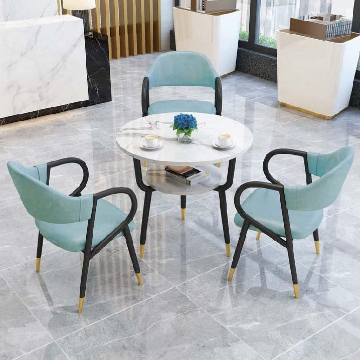 Round Dining Site Table Traditional Luxury Tripod Base Furniture for Indoor Clearhalo ' dining_table' 'Dining Tables & Seating' 'Dining Tables' 'furn' 'furn_dining_table' 'Furniture' 'furniture_dining_table' 'Kitchen & Dining Furniture' 'kitchen&dining_furn' 'kitchen' 'kitchen_dining_table' 4092773