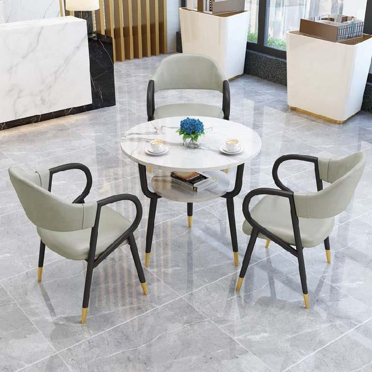 Round Dining Site Table Traditional Luxury Tripod Base Furniture for Indoor Clearhalo ' dining_table' 'Dining Tables & Seating' 'Dining Tables' 'furn' 'furn_dining_table' 'Furniture' 'furniture_dining_table' 'Kitchen & Dining Furniture' 'kitchen&dining_furn' 'kitchen' 'kitchen_dining_table' 4092778