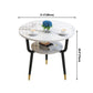 Round Dining Site Table Traditional Luxury Tripod Base Furniture for Indoor Clearhalo ' dining_table' 'Dining Tables & Seating' 'Dining Tables' 'furn' 'furn_dining_table' 'Furniture' 'furniture_dining_table' 'Kitchen & Dining Furniture' 'kitchen&dining_furn' 'kitchen' 'kitchen_dining_table' 4092781