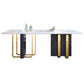 Traditional Luxury Rectangle Furniture Double Pedestal Stone Dining Table White Without Chairs Clearhalo ' dining_table' 'Dining Tables & Seating' 'Dining Tables' 'furn' 'furn_dining_table' 'Furniture' 'furniture_dining_table' 'Kitchen & Dining Furniture' 'kitchen&dining_furn' 'kitchen' 'kitchen_dining_table' 4092787