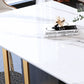 Traditional Luxury Rectangle Furniture Double Pedestal Stone Dining Table Clearhalo ' dining_table' 'Dining Tables & Seating' 'Dining Tables' 'furn' 'furn_dining_table' 'Furniture' 'furniture_dining_table' 'Kitchen & Dining Furniture' 'kitchen&dining_furn' 'kitchen' 'kitchen_dining_table' 4092788