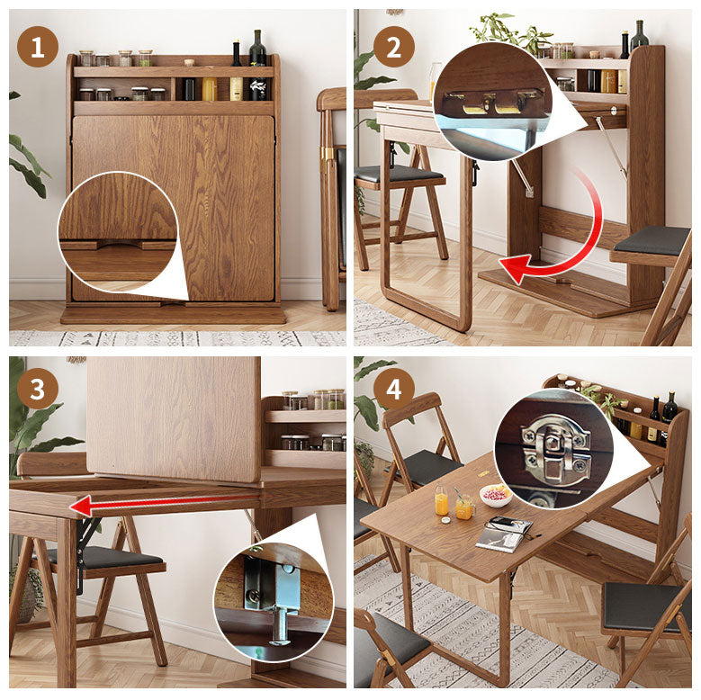 Foldable Ash Wood Dining Table Medieval Modern Rectangle Table with Double Pedestal Clearhalo ' dining_table' 'Dining Tables & Seating' 'Dining Tables' 'furn' 'furn_dining_table' 'Furniture' 'furniture_dining_table' 'Kitchen & Dining Furniture' 'kitchen&dining_furn' 'kitchen' 'kitchen_dining_table' 4092819