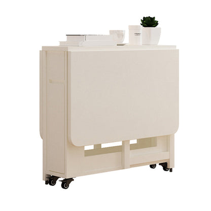 Rectangle Mid-Century Modern Dining Table Wood Base Table for Home Kitchen Dinner White 47.2"L x 31.5"W x 29.5"H Without Chairs Clearhalo ' dining_table' 'Dining Tables & Seating' 'Dining Tables' 'furn' 'furn_dining_table' 'Furniture' 'furniture_dining_table' 'Kitchen & Dining Furniture' 'kitchen&dining_furn' 'kitchen' 'kitchen_dining_table' 4092920