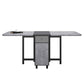Contemporary Style Folding Dining Table Rectangle Table for Home 63"L x 31.5"W x 29.5"H Without Chairs Clearhalo ' dining_table' 'Dining Tables & Seating' 'Dining Tables' 'furn' 'furn_dining_table' 'Furniture' 'furniture_dining_table' 'Kitchen & Dining Furniture' 'kitchen&dining_furn' 'kitchen' 'kitchen_dining_table' 4092929