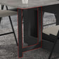 Contemporary Style Folding Dining Table Rectangle Table for Home Clearhalo ' dining_table' 'Dining Tables & Seating' 'Dining Tables' 'furn' 'furn_dining_table' 'Furniture' 'furniture_dining_table' 'Kitchen & Dining Furniture' 'kitchen&dining_furn' 'kitchen' 'kitchen_dining_table' 4092935