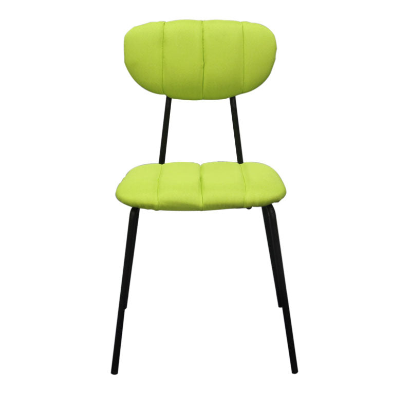 Minimalist Style Upholstered Armless Dining Chairs Open Back Dining Side Chairs Light Green 1 Piece Clearhalo ' kitchen&dining_furn' 'Dining Chairs' 'Dining Tables & Seating' 'dining_chair' 'furn' 'furn_dining_chair' 'Furniture' 'furniture_dining_chair' 'Kitchen & Dining Furniture' 'kitchen' 4096130