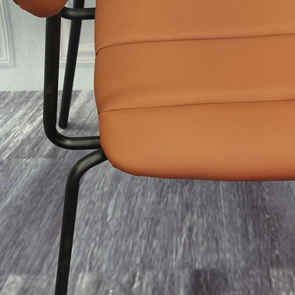 Minimalist Style Upholstered Armless Dining Chairs Open Back Dining Side Chairs Clearhalo ' kitchen&dining_furn' 'Dining Chairs' 'Dining Tables & Seating' 'dining_chair' 'furn' 'furn_dining_chair' 'Furniture' 'furniture_dining_chair' 'Kitchen & Dining Furniture' 'kitchen' 4096135