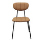 Minimalist Style Upholstered Armless Dining Chairs Open Back Dining Side Chairs Khaki 1 Piece Clearhalo ' kitchen&dining_furn' 'Dining Chairs' 'Dining Tables & Seating' 'dining_chair' 'furn' 'furn_dining_chair' 'Furniture' 'furniture_dining_chair' 'Kitchen & Dining Furniture' 'kitchen' 4096136