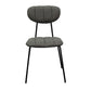 Minimalist Style Upholstered Armless Dining Chairs Open Back Dining Side Chairs Silver Gray 1 Piece Clearhalo ' kitchen&dining_furn' 'Dining Chairs' 'Dining Tables & Seating' 'dining_chair' 'furn' 'furn_dining_chair' 'Furniture' 'furniture_dining_chair' 'Kitchen & Dining Furniture' 'kitchen' 4096142