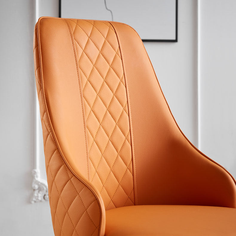 Contemporary Style Parsons Dining Side Chairs Upholstered Armless Dining Chairs Clearhalo ' kitchen&dining_furn' 'Dining Chairs' 'Dining Tables & Seating' 'dining_chair' 'furn' 'furn_dining_chair' 'Furniture' 'furniture_dining_chair' 'Kitchen & Dining Furniture' 'kitchen' 4096233