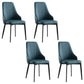 Contemporary Style Parsons Dining Side Chairs Upholstered Armless Dining Chairs Blue 4 Piece Set Clearhalo ' kitchen&dining_furn' 'Dining Chairs' 'Dining Tables & Seating' 'dining_chair' 'furn' 'furn_dining_chair' 'Furniture' 'furniture_dining_chair' 'Kitchen & Dining Furniture' 'kitchen' 4096238