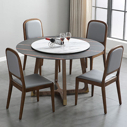 Contemporary Style Wood Dining Side Chairs Open Back Dining Side Chairs (Set of 2) Clearhalo ' kitchen&dining_furn' 'Dining Chairs' 'Dining Tables & Seating' 'dining_chair' 'furn' 'furn_dining_chair' 'Furniture' 'furniture_dining_chair' 'Kitchen & Dining Furniture' 'kitchen' 4096247