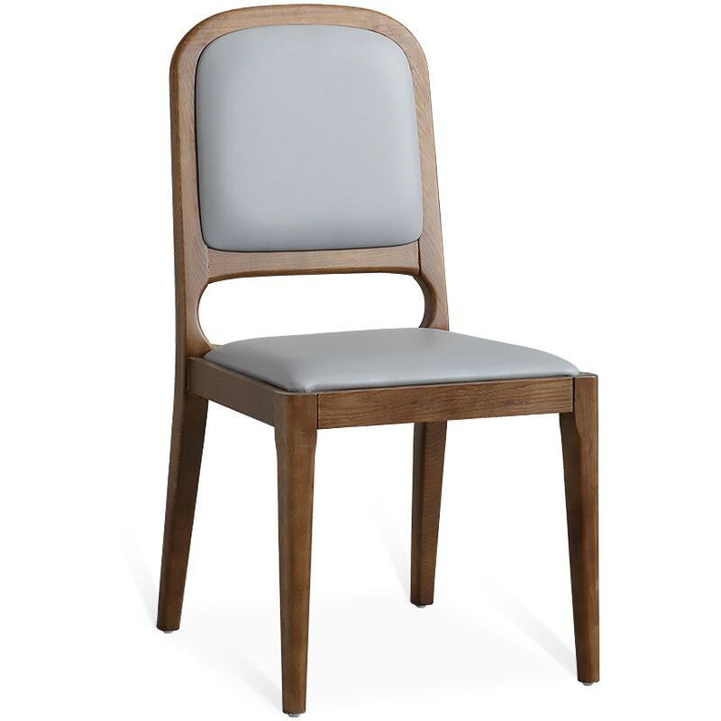 Contemporary Style Wood Dining Side Chairs Open Back Dining Side Chairs (Set of 2) Clearhalo ' kitchen&dining_furn' 'Dining Chairs' 'Dining Tables & Seating' 'dining_chair' 'furn' 'furn_dining_chair' 'Furniture' 'furniture_dining_chair' 'Kitchen & Dining Furniture' 'kitchen' 4096249