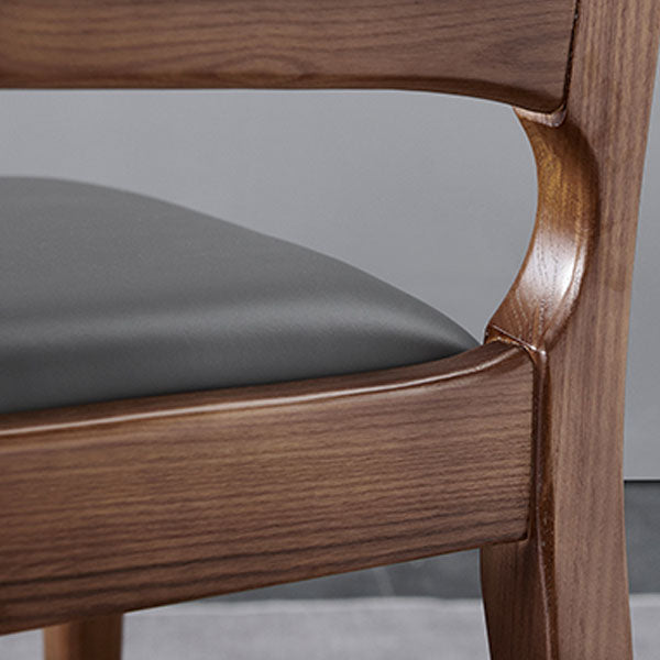 Contemporary Style Wood Dining Side Chairs Open Back Dining Side Chairs (Set of 2) Clearhalo ' kitchen&dining_furn' 'Dining Chairs' 'Dining Tables & Seating' 'dining_chair' 'furn' 'furn_dining_chair' 'Furniture' 'furniture_dining_chair' 'Kitchen & Dining Furniture' 'kitchen' 4096251