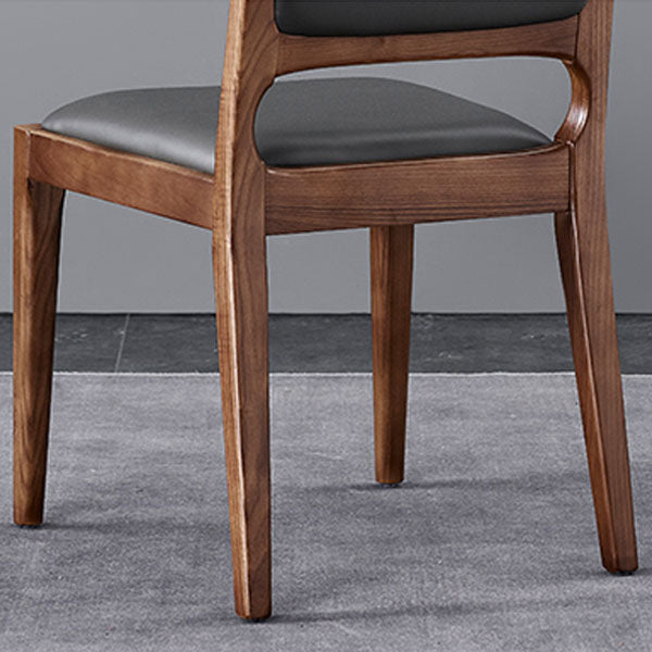 Contemporary Style Wood Dining Side Chairs Open Back Dining Side Chairs (Set of 2) Clearhalo ' kitchen&dining_furn' 'Dining Chairs' 'Dining Tables & Seating' 'dining_chair' 'furn' 'furn_dining_chair' 'Furniture' 'furniture_dining_chair' 'Kitchen & Dining Furniture' 'kitchen' 4096252