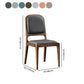 Contemporary Style Wood Dining Side Chairs Open Back Dining Side Chairs (Set of 2) Clearhalo ' kitchen&dining_furn' 'Dining Chairs' 'Dining Tables & Seating' 'dining_chair' 'furn' 'furn_dining_chair' 'Furniture' 'furniture_dining_chair' 'Kitchen & Dining Furniture' 'kitchen' 4096254