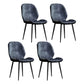 Minimalist Style Wingback Parsons Chairs Armless Dining Chairs for Kitchen Dark Blue 4 Piece Set Clearhalo ' kitchen&dining_furn' 'Dining Chairs' 'Dining Tables & Seating' 'dining_chair' 'furn' 'furn_dining_chair' 'Furniture' 'furniture_dining_chair' 'Kitchen & Dining Furniture' 'kitchen' 4096260