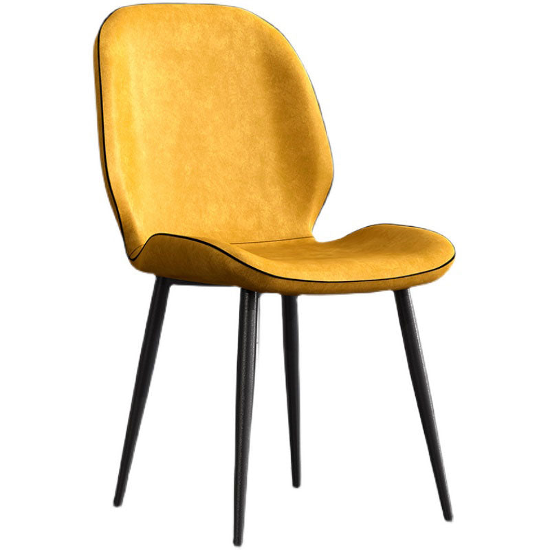 Minimalist Style Wingback Parsons Chairs Armless Dining Chairs for Kitchen Clearhalo ' kitchen&dining_furn' 'Dining Chairs' 'Dining Tables & Seating' 'dining_chair' 'furn' 'furn_dining_chair' 'Furniture' 'furniture_dining_chair' 'Kitchen & Dining Furniture' 'kitchen' 4096264