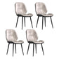 Minimalist Style Wingback Parsons Chairs Armless Dining Chairs for Kitchen Beige 4 Piece Set Clearhalo ' kitchen&dining_furn' 'Dining Chairs' 'Dining Tables & Seating' 'dining_chair' 'furn' 'furn_dining_chair' 'Furniture' 'furniture_dining_chair' 'Kitchen & Dining Furniture' 'kitchen' 4096271