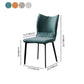 Contemporary PU Leather Dining Chairs Armless Solid Back Side Chairs for Home Use Clearhalo ' kitchen&dining_furn' 'Dining Chairs' 'Dining Tables & Seating' 'dining_chair' 'furn' 'furn_dining_chair' 'Furniture' 'furniture_dining_chair' 'Kitchen & Dining Furniture' 'kitchen' 4096341
