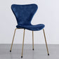Home Wingback Dining Armless Chairs Indoor Dining Side Chairs with Metal Legs Blue 1 Piece Brass Gold Clearhalo ' kitchen&dining_furn' 'Dining Chairs' 'Dining Tables & Seating' 'dining_chair' 'furn' 'furn_dining_chair' 'Furniture' 'furniture_dining_chair' 'Kitchen & Dining Furniture' 'kitchen' 4096372