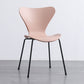 Home Wingback Dining Armless Chairs Indoor Dining Side Chairs with Metal Legs Pink 1 Piece Black Clearhalo ' kitchen&dining_furn' 'Dining Chairs' 'Dining Tables & Seating' 'dining_chair' 'furn' 'furn_dining_chair' 'Furniture' 'furniture_dining_chair' 'Kitchen & Dining Furniture' 'kitchen' 4096390