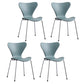 Home Wingback Dining Armless Chairs Indoor Dining Side Chairs with Metal Legs Green 4 Piece Set Silver Clearhalo ' kitchen&dining_furn' 'Dining Chairs' 'Dining Tables & Seating' 'dining_chair' 'furn' 'furn_dining_chair' 'Furniture' 'furniture_dining_chair' 'Kitchen & Dining Furniture' 'kitchen' 4096398