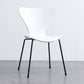 Home Wingback Dining Armless Chairs Indoor Dining Side Chairs with Metal Legs White 1 Piece Black Clearhalo ' kitchen&dining_furn' 'Dining Chairs' 'Dining Tables & Seating' 'dining_chair' 'furn' 'furn_dining_chair' 'Furniture' 'furniture_dining_chair' 'Kitchen & Dining Furniture' 'kitchen' 4096417