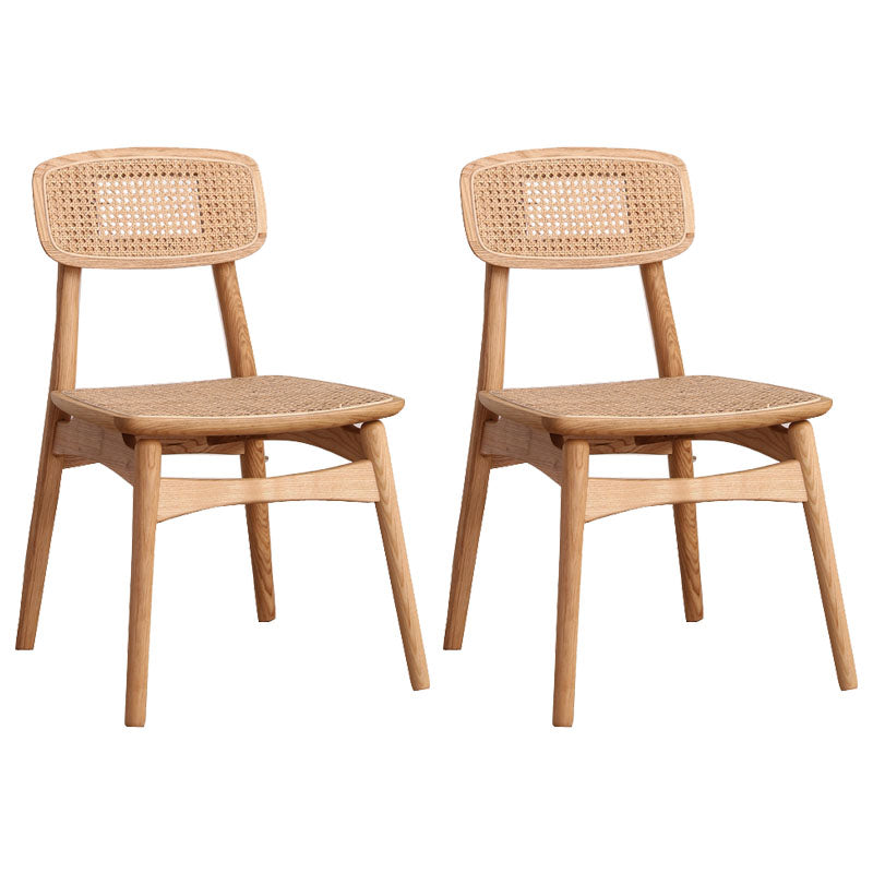 Modern Style Beech Wood Chairs Dining Room Kitchen Open Back Side Chair Set Wood 2 Piece Set Natural Wood Clearhalo ' kitchen&dining_furn' 'Dining Chairs' 'Dining Tables & Seating' 'dining_chair' 'furn' 'furn_dining_chair' 'Furniture' 'furniture_dining_chair' 'Kitchen & Dining Furniture' 'kitchen' 4096442