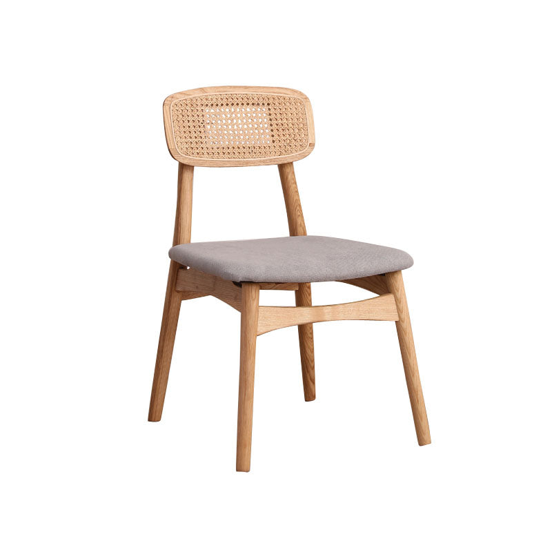 Modern Style Beech Wood Chairs Dining Room Kitchen Open Back Side Chair Set Grey 1 Piece Natural Wood Clearhalo ' kitchen&dining_furn' 'Dining Chairs' 'Dining Tables & Seating' 'dining_chair' 'furn' 'furn_dining_chair' 'Furniture' 'furniture_dining_chair' 'Kitchen & Dining Furniture' 'kitchen' 4096448