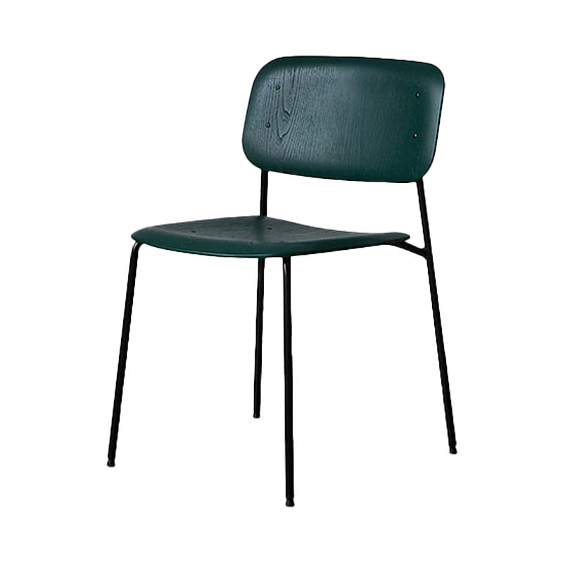 Industrial Metal Dining Room Chair Armless Open Back Dining Side Chair for Home Use Clearhalo ' kitchen&dining_furn' 'Dining Chairs' 'Dining Tables & Seating' 'dining_chair' 'furn' 'furn_dining_chair' 'Furniture' 'furniture_dining_chair' 'Kitchen & Dining Furniture' 'kitchen' 4096467