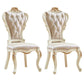 Victorian Style Dining Side Chair Dining Armless Side Chair for Home Use Coffee 2 Piece Set Clearhalo ' kitchen&dining_furn' 'Dining Chairs' 'Dining Tables & Seating' 'dining_chair' 'furn' 'furn_dining_chair' 'Furniture' 'furniture_dining_chair' 'Kitchen & Dining Furniture' 'kitchen' 4096490