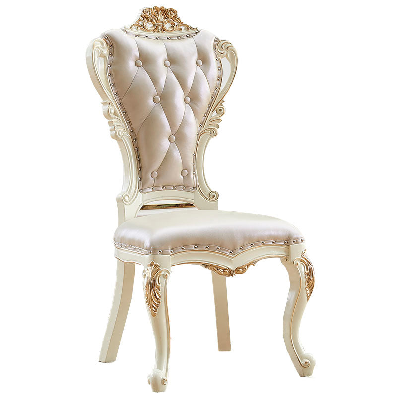 Victorian Style Dining Side Chair Dining Armless Side Chair for Home Use Clearhalo ' kitchen&dining_furn' 'Dining Chairs' 'Dining Tables & Seating' 'dining_chair' 'furn' 'furn_dining_chair' 'Furniture' 'furniture_dining_chair' 'Kitchen & Dining Furniture' 'kitchen' 4096496