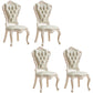 Victorian Style Dining Side Chair Dining Armless Side Chair for Home Use Off-White 4 Piece Set Clearhalo ' kitchen&dining_furn' 'Dining Chairs' 'Dining Tables & Seating' 'dining_chair' 'furn' 'furn_dining_chair' 'Furniture' 'furniture_dining_chair' 'Kitchen & Dining Furniture' 'kitchen' 4096497