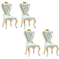 Victorian Style Dining Side Chair Dining Armless Side Chair for Home Use Blue 4 Piece Set Clearhalo ' kitchen&dining_furn' 'Dining Chairs' 'Dining Tables & Seating' 'dining_chair' 'furn' 'furn_dining_chair' 'Furniture' 'furniture_dining_chair' 'Kitchen & Dining Furniture' 'kitchen' 4096509