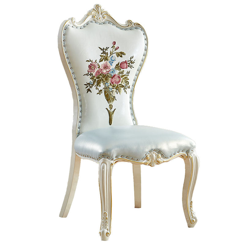 Victorian Style Dining Side Chairs Dining Armless Side Chair for Home Use Clearhalo ' kitchen&dining_furn' 'Dining Chairs' 'Dining Tables & Seating' 'dining_chair' 'furn' 'furn_dining_chair' 'Furniture' 'furniture_dining_chair' 'Kitchen & Dining Furniture' 'kitchen' 4096523