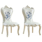 Victorian Style Dining Side Chairs Dining Armless Side Chair for Home Use Light Beige 2 Piece Set Clearhalo ' kitchen&dining_furn' 'Dining Chairs' 'Dining Tables & Seating' 'dining_chair' 'furn' 'furn_dining_chair' 'Furniture' 'furniture_dining_chair' 'Kitchen & Dining Furniture' 'kitchen' 4096533