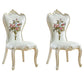 Victorian Style Dining Side Chairs Dining Armless Side Chair for Home Use Off-White 2 Piece Set Clearhalo ' kitchen&dining_furn' 'Dining Chairs' 'Dining Tables & Seating' 'dining_chair' 'furn' 'furn_dining_chair' 'Furniture' 'furniture_dining_chair' 'Kitchen & Dining Furniture' 'kitchen' 4096536