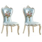 Victorian Style Dining Side Chairs Dining Armless Side Chair for Home Use Blue 2 Piece Set Clearhalo ' kitchen&dining_furn' 'Dining Chairs' 'Dining Tables & Seating' 'dining_chair' 'furn' 'furn_dining_chair' 'Furniture' 'furniture_dining_chair' 'Kitchen & Dining Furniture' 'kitchen' 4096545