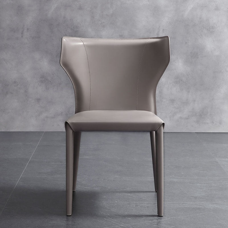 Modern Indoor-Outdoor Dining Room Chairs Wingback Parsons Armless Chair (Set of 2) Clearhalo ' kitchen&dining_furn' 'Dining Chairs' 'Dining Tables & Seating' 'dining_chair' 'furn' 'furn_dining_chair' 'Furniture' 'furniture_dining_chair' 'Kitchen & Dining Furniture' 'kitchen' 4096582