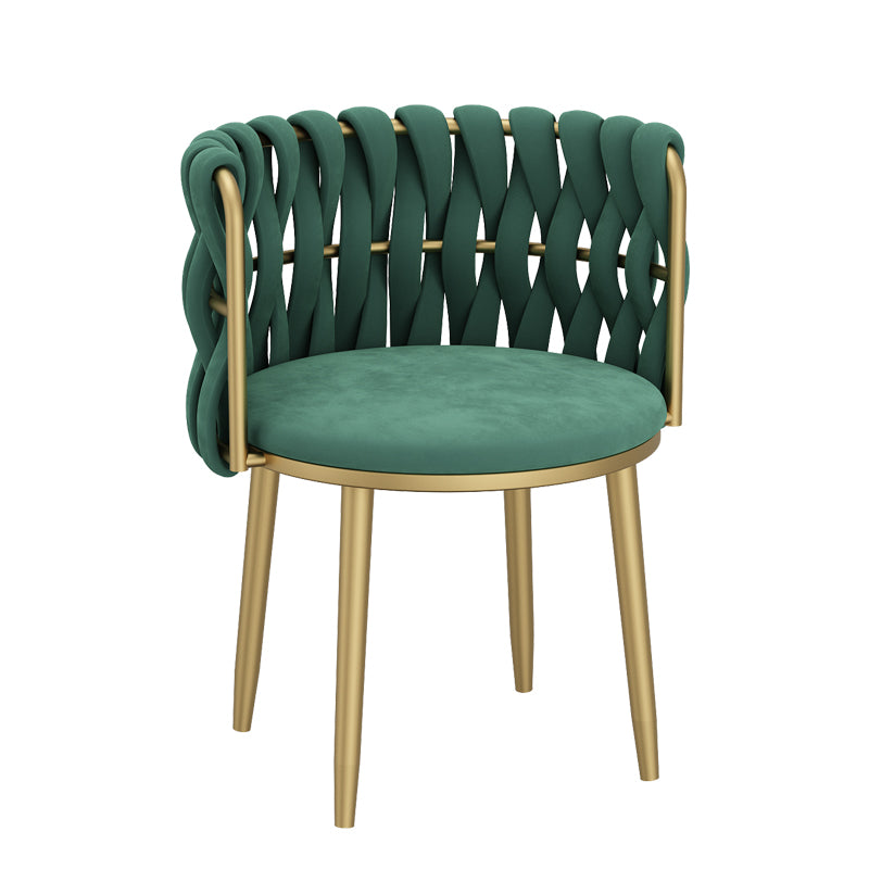 Nordic Metal Dining Room Chairs Velvet Armless Dining Chairs for Restaurant Army Green 1 Piece Clearhalo ' kitchen&dining_furn' 'Dining Chairs' 'Dining Tables & Seating' 'dining_chair' 'furn' 'furn_dining_chair' 'Furniture' 'furniture_dining_chair' 'Kitchen & Dining Furniture' 'kitchen' 4096604