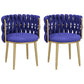 Nordic Metal Dining Room Chairs Velvet Armless Dining Chairs for Restaurant Blue 2 Piece Set Clearhalo ' kitchen&dining_furn' 'Dining Chairs' 'Dining Tables & Seating' 'dining_chair' 'furn' 'furn_dining_chair' 'Furniture' 'furniture_dining_chair' 'Kitchen & Dining Furniture' 'kitchen' 4096623