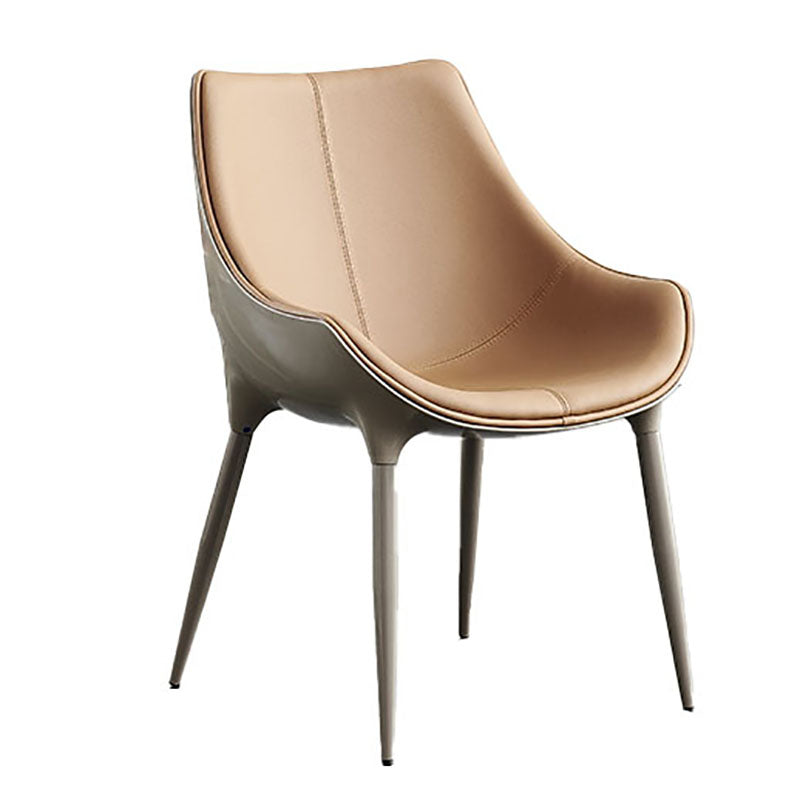 Contemporary Style Metal Dining Chair Dining Arm Side Chairs for Kitchen (Set of 2) Clearhalo ' kitchen&dining_furn' 'Dining Chairs' 'Dining Tables & Seating' 'dining_chair' 'furn' 'furn_dining_chair' 'Furniture' 'furniture_dining_chair' 'Kitchen & Dining Furniture' 'kitchen' 4096637