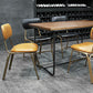 Industrial Metal Dining Room Chairs Open Back Dining Side Armless Dining Chairs (Set of 2) Clearhalo ' kitchen&dining_furn' 'Dining Chairs' 'Dining Tables & Seating' 'dining_chair' 'furn' 'furn_dining_chair' 'Furniture' 'furniture_dining_chair' 'Kitchen & Dining Furniture' 'kitchen' 4096665